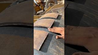 Amazing process for excavator new bucket back plate adjust with welding tools shorts welding [upl. by Akiv136]