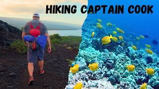 Hiking amp Snorkeling Captain Cook Monument  Big Island of Hawaii  KaAwaloa Trail to Kealakekua Bay [upl. by Enelyam33]