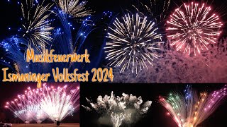 Musikfeuerwerk Ismaninger Volksfest 4K [upl. by Esinyt836]