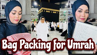 ওমরা হজ্জে যাবার সময় ব্যাগে কি কি নিবেন BAG PACKING FOR UMRAH HAJJ amp TIPS [upl. by Linson197]