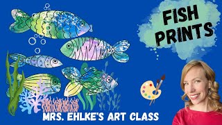 Fish Prints Art Project [upl. by Myrtie]