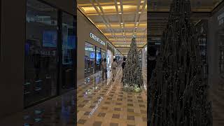 Christmas decoration at Shoppes  Hotel Marina Bay Sands Singapore [upl. by Pennie]