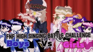 🎼❤Singing battle  FNF High Au Gacha life 2❤🎼 [upl. by Washburn707]