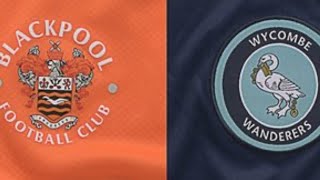 Blackpool vs Wycombe wanders Thriller another draw  🍊 [upl. by Nosnor]