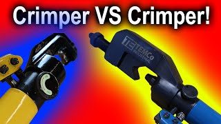 The BEST lug crimper on Amazon TEMCO vs Generic Yellow Crimper [upl. by Eeruhs]