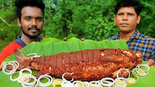 6 KG BIG FISH FRY  സംഗതി പൊളിച്ചു വീഡിയോ കണ്ടുനോക്കു  Whole Fish Cooking and Eating Delicious [upl. by Nedac]