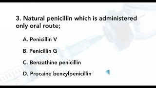 PENICILLIN ANTIBIOTICS PHARMACOLOGY MCQs pharmacologymcqs gpatmcq gpatpreparation neetmcqs [upl. by Sikleb872]