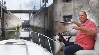 ALLEEN OP EEN BOOT VAREN MET HANDIGE TIPS BIJ SLUIZEN [upl. by Ronn]