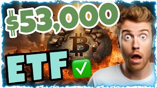 CRYPTO  BITCOIN 53000 amp ETF en 2023  🚀 MON AVIS  😱 [upl. by Aelram]