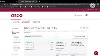 How to Get Void Cheque or Direct Deposit Form Online  CIBC Bank [upl. by Ailssa614]