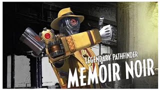 Memoir Noir Pathfinder Skin  Apex Legends [upl. by Llehsram]