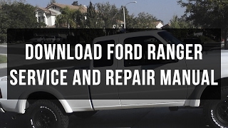 Download Ford Ranger service and repair manual free pdf [upl. by Nonek525]