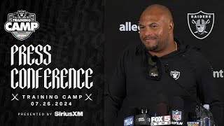 Antonio Pierce ‘Our Guys in the Building Know What They Need to Do’  Raiders  NFL [upl. by Aiela]