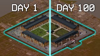 I Survived 100 Days in Insane Population Louisville  Project Zomboid Movie [upl. by Hovey]