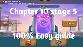 Lords mobile Vergeway chapter 10 stage 5 [upl. by Vedis]