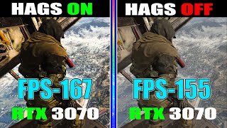 Hardware Accelerated GPU Scheduling ON vs OFF  RTX 3070  Test in 8 Games [upl. by Ennovehc]