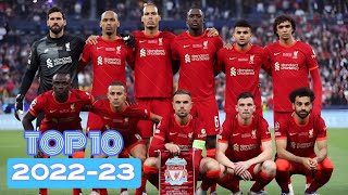 Insane Liverpools Top 10 Premier League Matches Of The 202223 Season [upl. by Eissert]