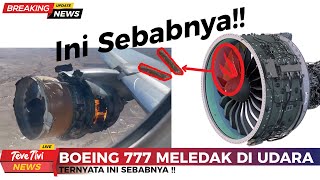 INI SEBAB MELEDAK di UDARA Pesawat BOEING 777 Penerbangan UAL328 [upl. by Michey]