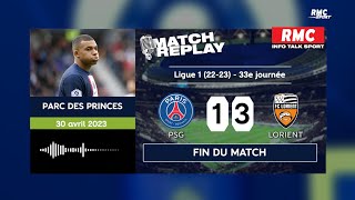 PSG 13 Lorient  Paris coule encore au Parc des Princes… Le goal replay du match [upl. by Gnus439]