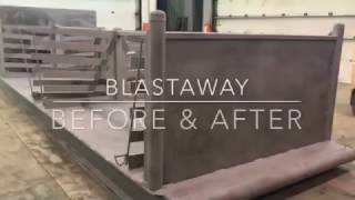 BLASTAWAY  Before amp After  Sandblasting amp Painting in Grande Prairie AB  Endura Slip Stop [upl. by Domenic]