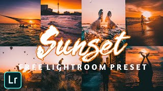 Sunset Presets Free Download For Android Ios  Lightroom Mobile Presets [upl. by Platas54]