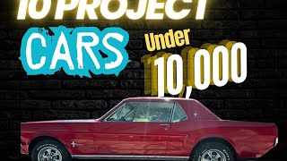 10 Classic Project Cars found on Facebook Marketplace for under 10000 [upl. by Klug]