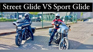 Street Glide VS Sport Glide Эмоции harleydavidson 365после [upl. by Porte]