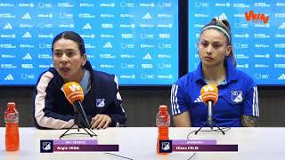 Rueda de prensa de Millonarios Femenino tras su partido ante Pasto [upl. by Osnofedli669]