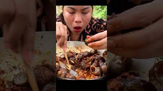 Snail fried delicious foods mukbang eatingshow food shorts [upl. by Anihs920]