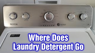 Maytag Washer – Where To Put The Laundry Detergent [upl. by Iva]