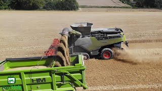 Monster Claas Lexion 8900 Harvesting Barley 2020 🚜☀️🌾 [upl. by Even334]