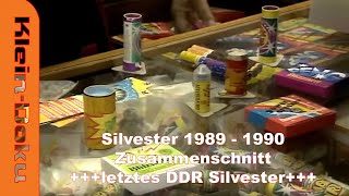 Silvester 1989  1990 Zusammenschnitt letztes DDR Silvester [upl. by Zurkow]