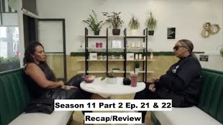 Basketball Wives Season 11 Part 2 Ep21 amp 22 RecapReview  Jackie is BACKand Laura Govan [upl. by Enorel]