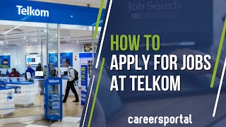 How To Apply For Jobs At Telkom  Careers Portal [upl. by Ellerahs]