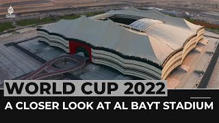 FIFA World Cup Qatar 2022 A closer look at Al Bayt Stadium [upl. by Alusru]