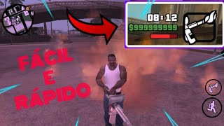 COMO USAR CHEATS NO GTA San Andreas Android FÁCIL [upl. by Duaner]