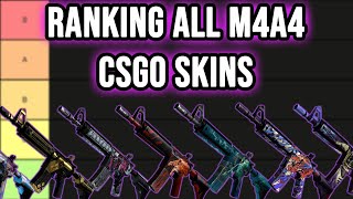 Ranking Every M4A4 Skin In CSGO [upl. by Docila]