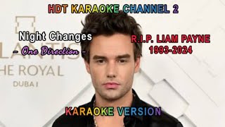 One Direction  Night Changes Karaoke [upl. by Theran189]