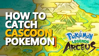 How to Catch Cascoon Pokemon Legends Arceus Location [upl. by Baudoin251]