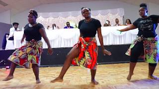 Best Congolese wedding 2019  A must watch choreography girls killing it with African moves [upl. by Eirrac]