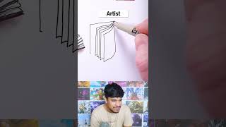 How to draw a book noob vs pro [upl. by Dulcea]