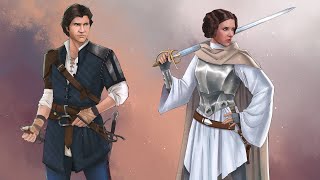 Star Wars Princess Leias Theme Han and Leia Love Theme  Medieval Style [upl. by Mcclees]