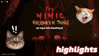 THE MIMIC HALLOWEEN TRIALS HIGHLIGHTS w mga hoeheyz [upl. by Freeborn944]