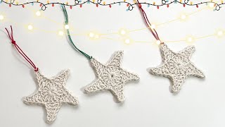 Teje Crochet fácil y rápido haciendo bonitos accesorios para Navidad [upl. by Milano]