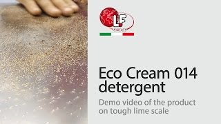 Eco Cream 014 – Demo video of the product on tough lime scale [upl. by Hawken]