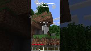 POV Youtuber Farmen shorts minecraft leines [upl. by Bolen]