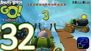 Angry Birds GO Android Walkthrough  Part 31  Sub Zero Track 3 [upl. by Doehne]