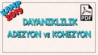 Dayanıklılık Adezyon ve Kohezyon [upl. by Anoek]