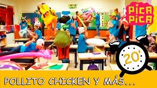 Spanish Song Pollito Chicken Gallina Hen for Preschool and Kindergarten [upl. by Kassie]