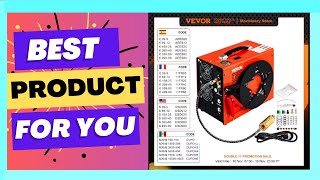 VEVOR 4500Psi PCP Air Compressor High Pressure Pump 12V 110V 220V Builtin [upl. by Dott]